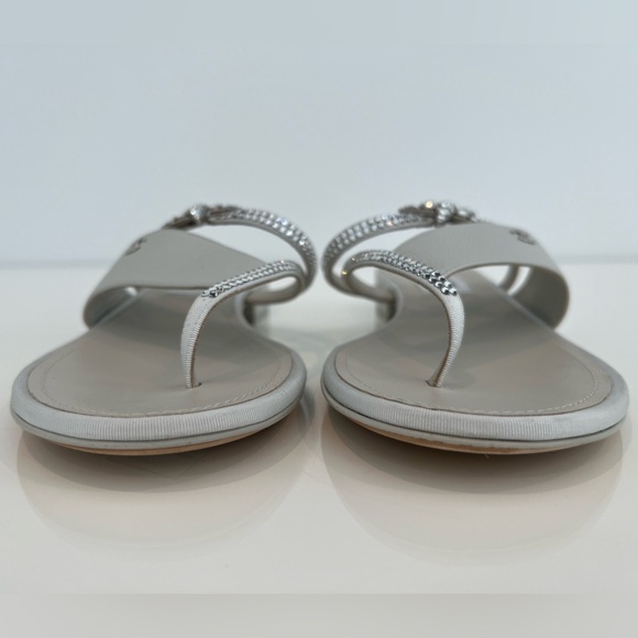 CHANEL DOVE GRAY CRYSTAL STAR SANDALS SIZE EU 38 / US 8 NWOTS! - Picture 12 of 15